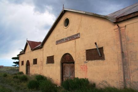 Zerfallene Estancia auf dem Weg
